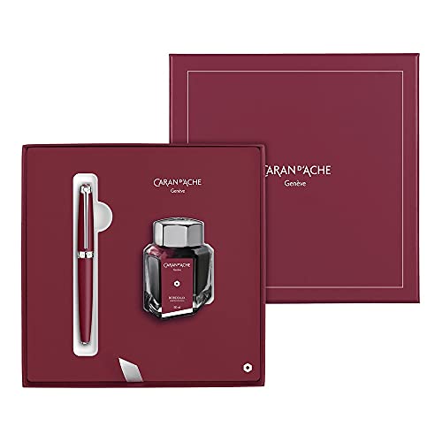 Caran d'Ache Geschenkbox Füllfederhalter LÉMAN Bordeaux - F, 4799-075 von Caran d'Ache