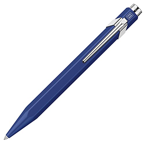 Caran d'Ache Kugelschreiber 849 Classic Line Blau lackiert Strichstärke: M, Schriftfarbe: Blau, Länge: 13 cm, 0846.159 von Caran d'Ache