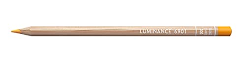 Caran d'Ache Luminance Colour Pencil Artist Farbstifte Bleistift/ 3 Stück/Pack - Farbe: 030 Orange (6901.030) von Caran d'Ache