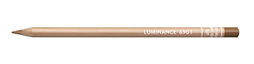 Caran d'Ache Luminance Colour Pencil Artist Farbstifte Bleistift/ 3 Stück/Pack - Farbe: 037 Brown Ochre (6901.037) von Caran d'Ache