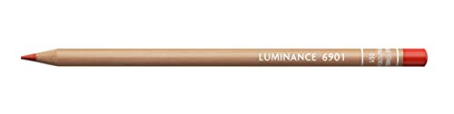 Caran d'Ache Luminance Colour Pencil Artist Farbstifte Bleistift/ 3 Stück/Pack - Farbe: 061 Permanent Red (6901.061) von Caran d'Ache