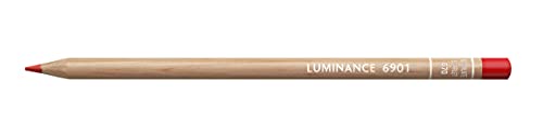 Caran d'Ache Luminance Colour Pencil Artist Farbstifte Bleistift/ 3 Stück/Pack - Farbe: 070 Scarlet (6901.070) von Caran d'Ache