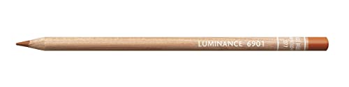 Caran d'Ache Luminance Colour Pencil Artist Farbstifte Bleistift/ 3 Stück/Pack - Farbe: 077 Burnt Ochre (6901.077) von Caran d'Ache