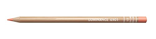 Caran d'Ache Luminance Colour Pencil Artist Farbstifte Bleistift/ 3 Stück/Pack - Farbe: 571 Anthraquinoid Pink (6901.571) von Caran d'Ache