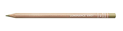 Caran d'Ache Luminance Colour Pencil Artist Farbstifte Bleistift/ 3 Stück/Pack - Farbe: 736 Olive Brown 50% (6901.736) von Caran d'Ache