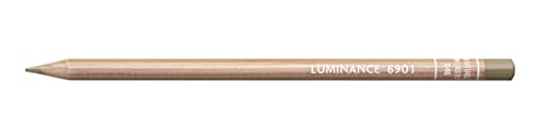 Caran d'Ache Luminance Colour Pencil Artist Farbstifte Bleistift/ 3 Stück/Pack - Farbe: 846 Raw Umber 50% (6901.846) von Caran d'Ache