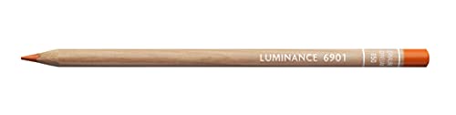 Caran d'Ache Luminance Colour Pencil Artist Farbstifte Bleistift/ 3 Stück/Pack - Farbe: 850 Cornelian (6901.850) von Caran d'Ache