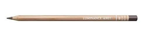 Caran d'Ache Luminance Colour Pencil Artist Farbstifte Bleistift/ 3 Stück/Pack - Farbe: 906 Sepia 50% (6901.906) von Caran d'Ache