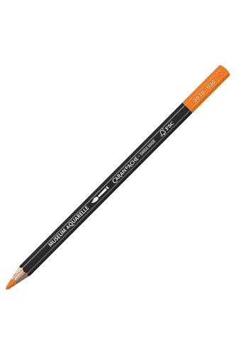 Caran d'Ache Museum Aquarelle Bleistift Museum Aquarelle Bleistift 3510.030/ NR 030 ORANGE/ORANGE-FSC (1 Stück/ (Pack of 1) von Caran d'Ache
