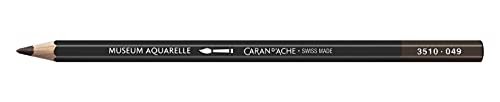 Caran d'Ache Museum Aquarelle Bleistift Museum Aquarelle Bleistift 3510.049/ NR 049 RAW UMBER/NATUR-FSC (1 Stück/ (Pack of 1) von Caran d'Ache