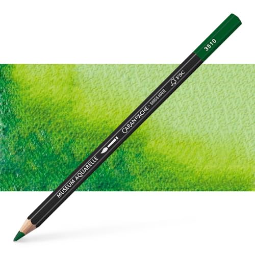 Caran d'Ache Museum Aquarelle Bleistift Museum Aquarelle Bleistift 3510.249/ NR 249 OLIVE/DUNKELOLIV-FSC (1 Stück/ (Pack of 1) von Caran d'Ache