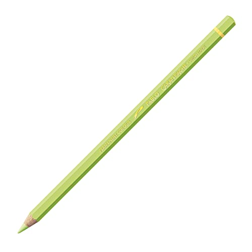 Caran d'Ache Pablo Wooden Artist Quality Colour Pencils Buntstifte Farbstifte Bleistift/ 3 Stück/Pack - Farbe: 470 SPRING GREEN/MAIGRÜN (666.470) / FSC™-zertifiziertes Zedernholz von Caran d'Ache