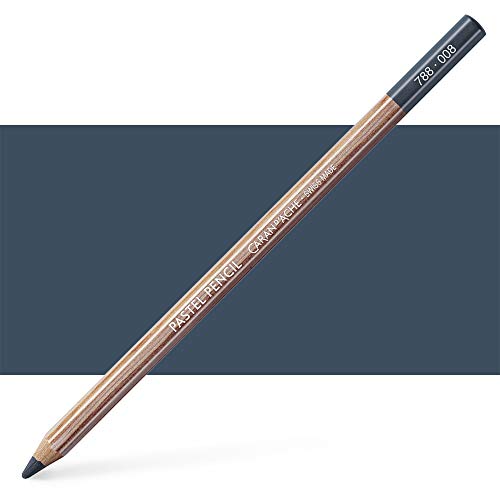 Caran d'Ache Pastel Pencil Farbstift Artist Farbstifte Bleistift/ 3 Stück/Pack - Farbe: 008 Greyish Black (788.008) von Caran d'Ache