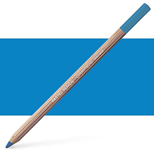 Caran d'Ache Pastel Pencil Farbstift Artist Farbstifte Bleistift/ 3 Stück/Pack - Farbe: 140 Ultramarine (788.140) von Caran d'Ache