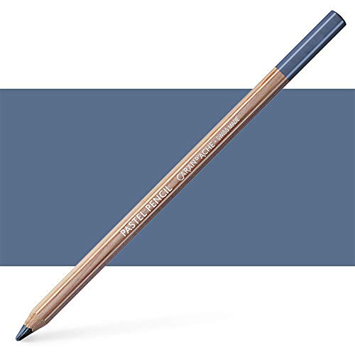 Caran d'Ache Pastel Pencil Farbstift Artist Farbstifte Bleistift/ 3 Stück/Pack - Farbe: 506 Paynes Grey 50% (788.506) von Caran d'Ache