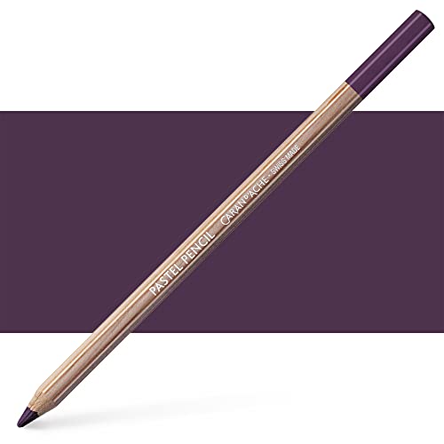 Caran d'Ache Pastell Pencil Farbstift Artist Farbstifte Bleistift/ 3 Stück/Pack - Farbe: 105 Plum (788.105) von Caran d'Ache