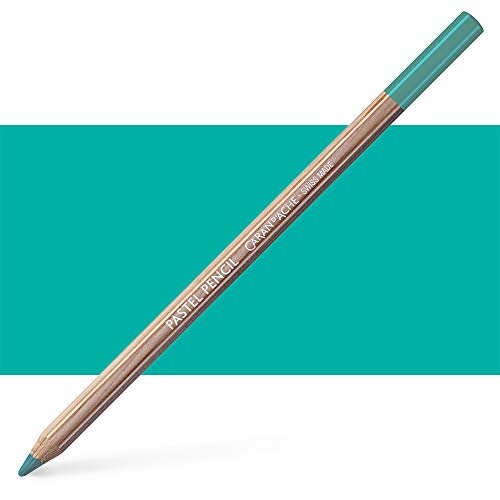 Caran d'Ache Pastell Pencil Farbstift Artist Farbstifte Bleistift/ 3 Stück/Pack - Farbe: 214 Beryl Green (788.214) von Caran d'Ache