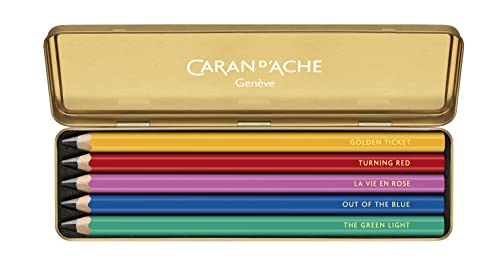 Caran d'Ache Set COLOUR TREASURE 5 MAXI BLEISTIFTE HB (limitierte Edition) von Caran d'Ache