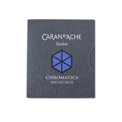 Caran d'Ache Tintenpatronen Chromatics 6 Stück Idyllic Blue von Caran d'Ache
