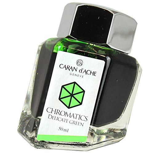 Tintenglas Chromatics Delicate Green 50 ml von Caran d'Ache