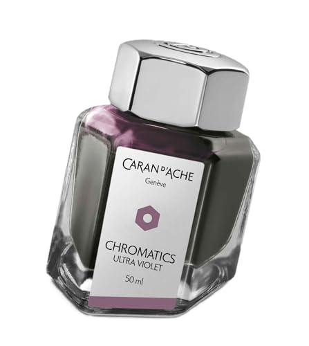 Tintenglas Chromatics UltraViolet 50 ml von Caran d'Ache