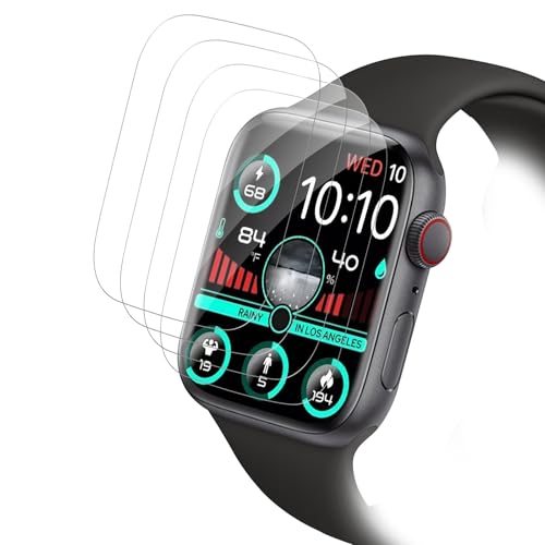 Carantee Schutzfolie für Panzerglas für Apple Watch Series 7/8/9 41mm Schutzglas, 4 Stück TPU Displayschutz für iWatch 9, Blasenfrei Selbstheilend Kratzfest für iWatch 8 Displayschutzfolie Carantee Schutzfolie für Panzerglas für Apple Watch Series 7/8/9 41mm Schutzglas, 4 Stück TPU Displayschutz für iWatch 9, Blasenfrei Selbstheilend Kratzfest für iWatch 8 Displayschutzfolie von Carantee