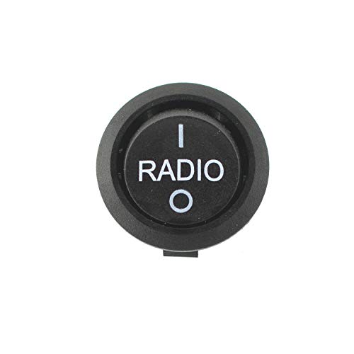 Caratec Connect Wippschalter rund mit Aufdruck Radio von Caratec