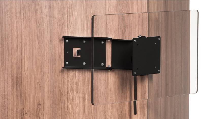Caratec Flex CFW200S TV-Wandhalter mit 2 Drehpunkten, schwarz TV-Wandhalterung von Caratec
