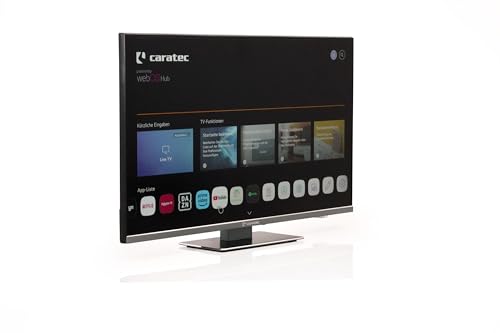 Caratec Vision CAV242E-S 60cm (24") 12V LED Caravan Smart TV mit webOS Bluetooth DVB-T2 DVB-S2 USB HDMI von Caratec