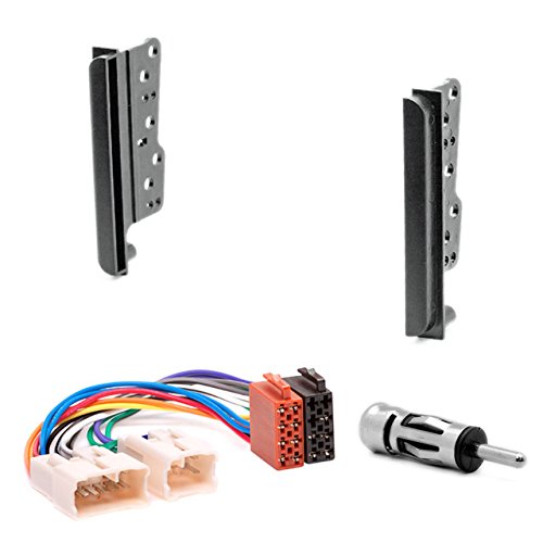 CARAV 11-039-22-6 Doppel DIN Autoradio Radioblende DVD Dash Installation Kit für Celica (T23), MR2 (ZZW30), RAV4 (ACA/ZCA) mit ISO Adapter Antennenadapter von Carav