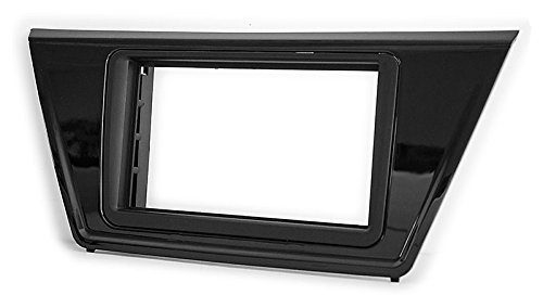 CARAV 11-661 doppel DIN Autoradio Radioblende in-Dash car Audio Installation kit for Head Units Volkswagen Touran 2015+ (Gloss Black) von Carav