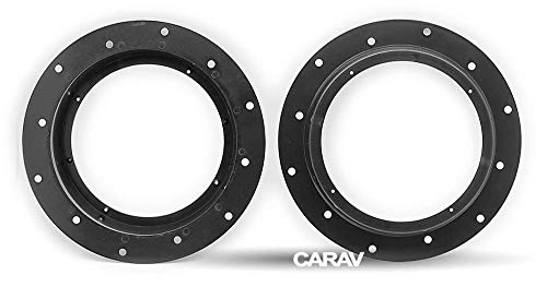 CARAV 14-034 Lautsprecherringe Halterung für Caddy, Golf V/VI, Touran Jetta Tiguan Sharan Transporter, Multivan Touareg TT(8J) Q3 (8U) Octavia Yeti von Carav