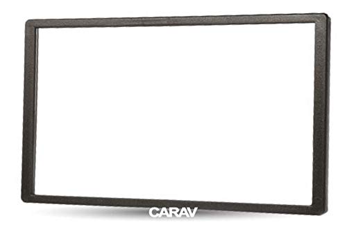 Carav 11–119 Doppel-DIN-Radio-Adapter, DVD, Armaturenbrett, umrandet, Armaturenbrett-Verkleidung, 173 x 98 mm von Carav