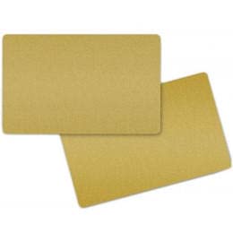 100 PVC Karten, farbig, 0,76mm (Gold) von CardPlus