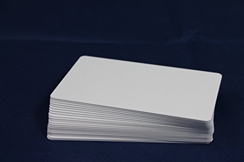 CardPlus PC Plastikkarten (Polycarbonat), Blanko, weiß, 0,76mm, laserfähig, VPE: 100 Stk. von CardPlus