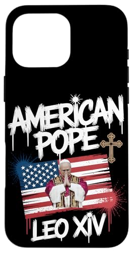 Christliche Flagge von Papst Leo XIV Hülle für iPhone 16 Pro Max Christliche Flagge von Papst Leo XIV Hülle für iPhone 16 Pro Max von Cardinal Robert Prevost Pope Leo XIV Tees & Gifts