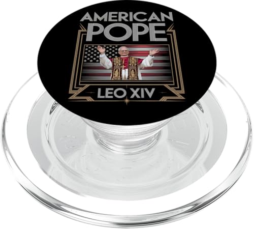 Papst Leo XIV American Papst Christian Catholic Fan PopSockets PopGrip für MagSafe Papst Leo XIV American Papst Christian Catholic Fan PopSockets PopGrip für MagSafe von Cardinal Robert Prevost Pope Leo XIV Tees & Gifts
