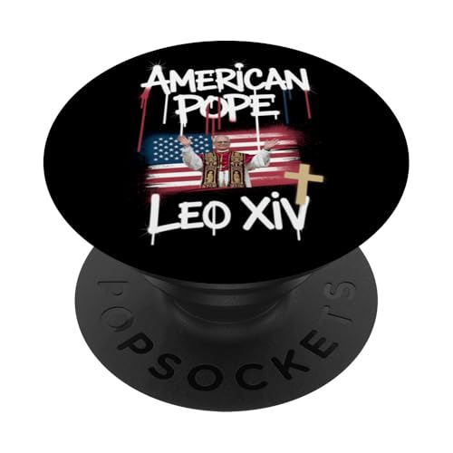 Papst Leo XIV Amerikanischer Papst Christlich Katholisch Pop Art PopSockets Klebender PopGrip Papst Leo XIV Amerikanischer Papst Christlich Katholisch Pop Art PopSockets Klebender PopGrip von Cardinal Robert Prevost Pope Leo XIV Tees & Gifts
