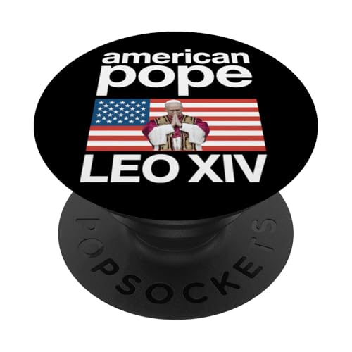 Papst Leo XIV Amerikanischer Papst Christlich Katholisch USA PopSockets Klebender PopGrip Papst Leo XIV Amerikanischer Papst Christlich Katholisch USA PopSockets Klebender PopGrip von Cardinal Robert Prevost Pope Leo XIV Tees & Gifts