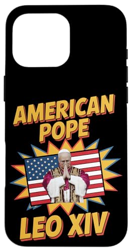 Papst Leo XIV. Amerikanischer Papst Christlich Katholisch Hülle für iPhone 16 Pro Max Papst Leo XIV. Amerikanischer Papst Christlich Katholisch Hülle für iPhone 16 Pro Max von Cardinal Robert Prevost Pope Leo XIV Tees & Gifts