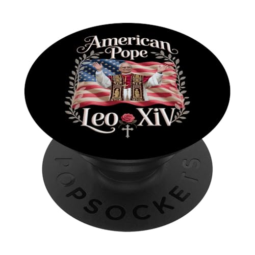 Papst Leo XIV. Amerikanischer Papst Christlich Katholisch PopSockets Klebender PopGrip Papst Leo XIV. Amerikanischer Papst Christlich Katholisch PopSockets Klebender PopGrip von Cardinal Robert Prevost Pope Leo XIV Tees & Gifts