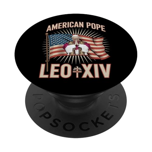 Papst Leo XIV. Amerikanischer Papst Christlich Katholisch PopSockets Klebender PopGrip Papst Leo XIV. Amerikanischer Papst Christlich Katholisch PopSockets Klebender PopGrip von Cardinal Robert Prevost Pope Leo XIV Tees & Gifts