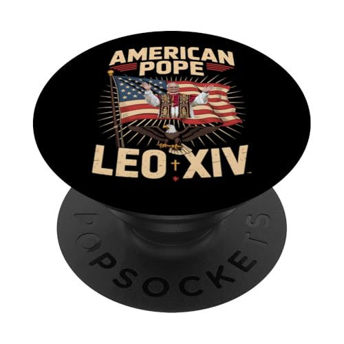 Papst Leo XIV. Amerikanischer Papst Christlich Katholisch PopSockets Klebender PopGrip Papst Leo XIV. Amerikanischer Papst Christlich Katholisch PopSockets Klebender PopGrip von Cardinal Robert Prevost Pope Leo XIV Tees & Gifts