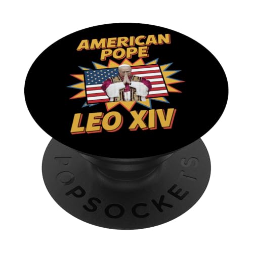 Papst Leo XIV. Amerikanischer Papst Christlich Katholisch PopSockets Klebender PopGrip Papst Leo XIV. Amerikanischer Papst Christlich Katholisch PopSockets Klebender PopGrip von Cardinal Robert Prevost Pope Leo XIV Tees & Gifts