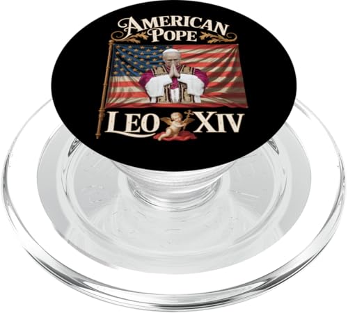 Papst Leo XIV. Amerikanischer Papst Christlich Katholisch PopSockets PopGrip für MagSafe Papst Leo XIV. Amerikanischer Papst Christlich Katholisch PopSockets PopGrip für MagSafe von Cardinal Robert Prevost Pope Leo XIV Tees & Gifts