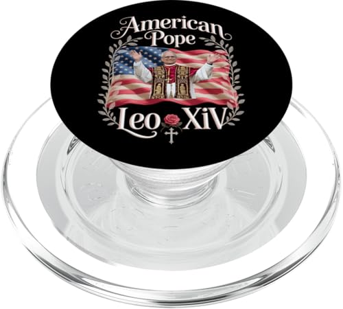 Papst Leo XIV. Amerikanischer Papst Christlich Katholisch PopSockets PopGrip für MagSafe von Cardinal Robert Prevost Pope Leo XIV Tees & Gifts