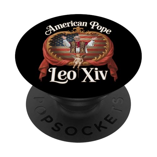 Papst Leo XIV. Amerikanischer Papst Christlich-katholischer Priester PopSockets Klebender PopGrip Papst Leo XIV. Amerikanischer Papst Christlich-katholischer Priester PopSockets Klebender PopGrip von Cardinal Robert Prevost Pope Leo XIV Tees & Gifts