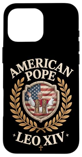 Papst Leo XIV. Amerikanischer Papst Katholisch Christlich Hülle für iPhone 16 Pro Max Papst Leo XIV. Amerikanischer Papst Katholisch Christlich Hülle für iPhone 16 Pro Max von Cardinal Robert Prevost Pope Leo XIV Tees & Gifts