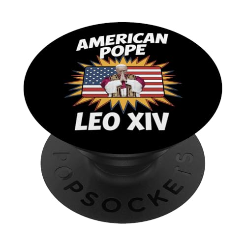 Papst Leo XIV. Amerikanischer Papst Katholisch Christlich PopSockets Klebender PopGrip Papst Leo XIV. Amerikanischer Papst Katholisch Christlich PopSockets Klebender PopGrip von Cardinal Robert Prevost Pope Leo XIV Tees & Gifts