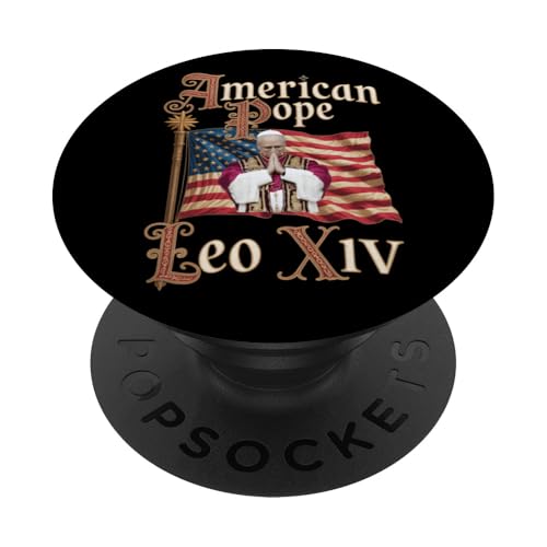 Papst Leo XIV. Amerikanischer Papst Katholisch Christlich PopSockets Klebender PopGrip Papst Leo XIV. Amerikanischer Papst Katholisch Christlich PopSockets Klebender PopGrip von Cardinal Robert Prevost Pope Leo XIV Tees & Gifts